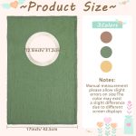 6 Pcs Pullover Baby Bibs Cotton Terry Toddler Bibs Absorbent Infant Bibs for Feeding and Drooling Towel Slip on Bib (Lively Color) - Image 2